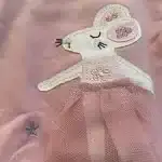 Little Maven Kid Girls Animal Mouse Embroidered Cotton Mesh Dress photo review