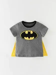 Little Maven Kid Boys Batman Graphic Cotton Tee