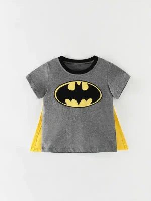 Little Maven Kid Boys Batman Graphic Cotton Tee