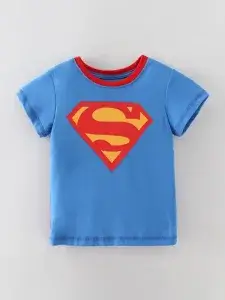 Little Maven Kid Boys Superman Cape Tee