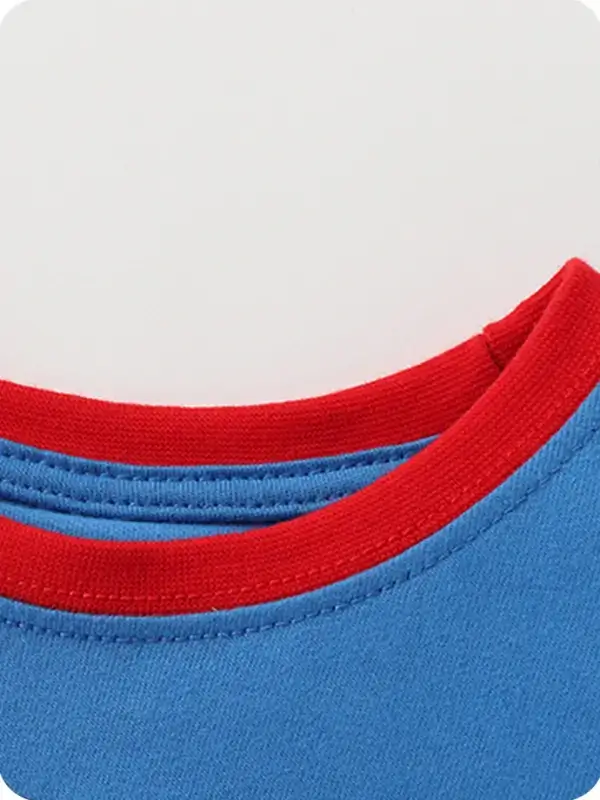 Little Maven Kid Boys Superman Print Cotton Short-Sleeved Cape Tee 2 Little Maven Kid Boys Superman Print Cotton Short-Sleeved Cape Tee - Image 2
