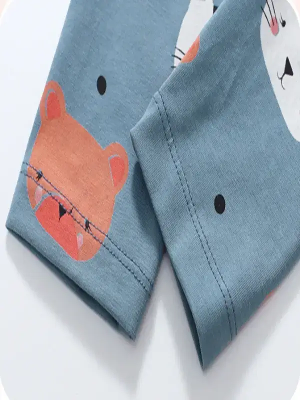 Little Maven Kid Girls 2pcs Cute Cat Print Cotton Sweatshirt and Pants Set 3 Little Maven Kid Girls 2pcs Cute Cat Print Cotton Sweatshirt and Pants Set - Image 3