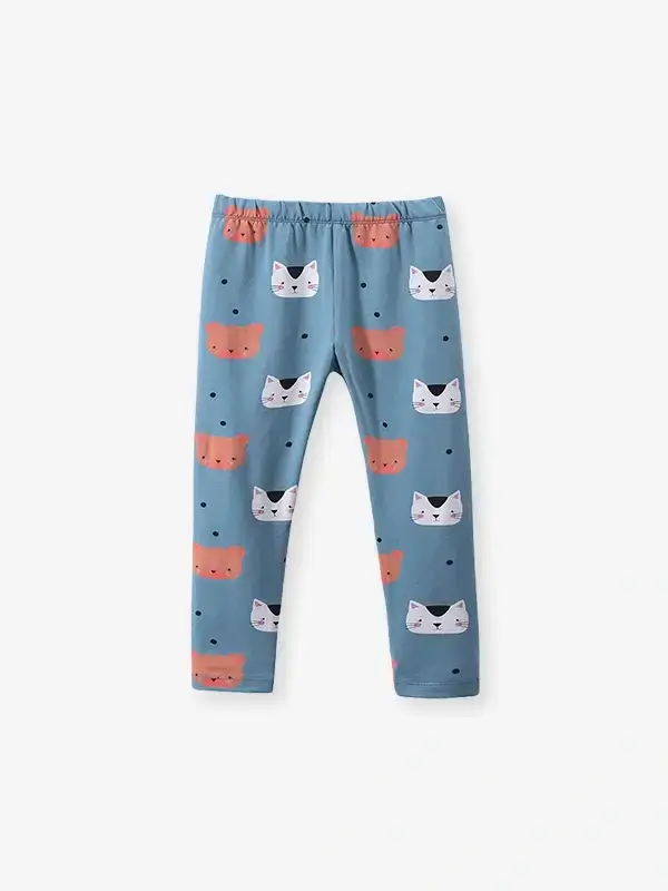 Little Maven Kid Girls 2pcs Cute Cat Print Cotton Sweatshirt and Pants Set 7 Little Maven Kid Girls 2pcs Cute Cat Print Cotton Sweatshirt and Pants Set - Image 7
