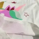 Little Maven Kid Girls Unicorn Print Cotton Short-Sleeved Tee & Striped Pants Set photo review