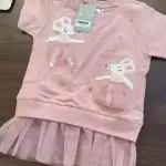Little Maven Kid Girls Animal Mouse Embroidered Cotton Mesh Dress photo review