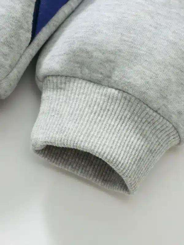 Little Maven Kid Boys Airplane Pattern Cotton Fleece Warm Hooded Jacket 4 Little Maven Kid Boys Airplane Pattern Cotton Fleece Warm Hooded Jacket - Image 4