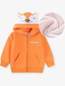 Little Maven Kid Boys Fox Fleece Jacket – Warm & Cute