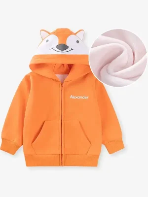 Little Maven Kid Boys Fox Fleece Jacket – Warm & Cute