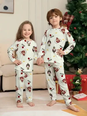 Little Maven Kids Character Print Cotton Pajamas Set