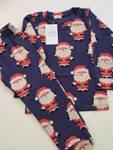 Little Maven Kid Girls & Boys Santa Print Cotton Home Pajama Set photo review