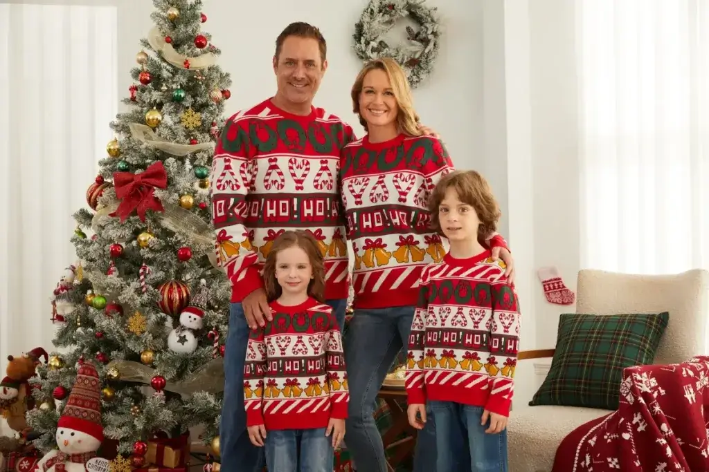 Little Maven Christmas Family Pajamas Set