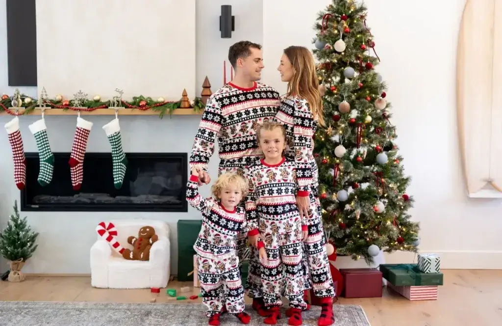 What Is Fleece? Cozy Little Maven Family Christmas Pajamas