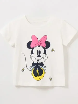 Little Maven Kid Girls Disney Mickey Mouse T-Shirt