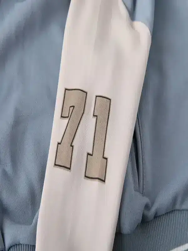 Little Maven Kid Boys A-Letter Embroidered Cotton Color-Blocked Stand Collar Jacket 6 Little Maven Kid Boys A-Letter Embroidered Cotton Color-Blocked Stand Collar Jacket - Image 6