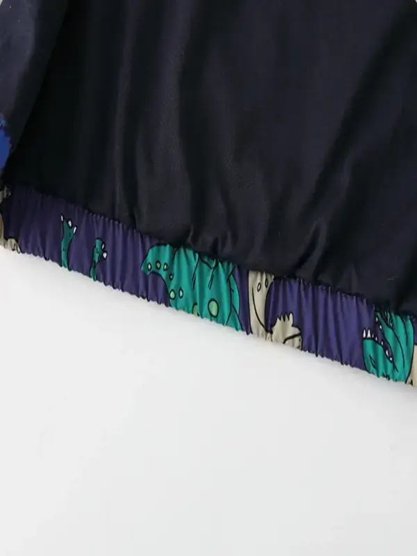 Little Maven Kid Boys Dinosaur Print Cotton Hooded Jacket 9 Little Maven Kid Boys Dinosaur Print Cotton Hooded Jacket - Image 9