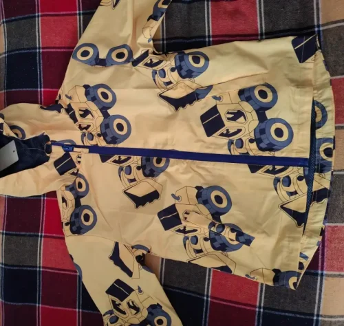 Little Maven Boys Construction Truck Hooded Jacket photo review