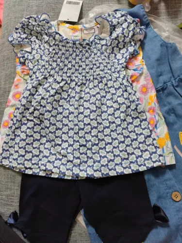 Little Maven Girls Floral Cotton Short-Sleeve T-Shirt photo review
