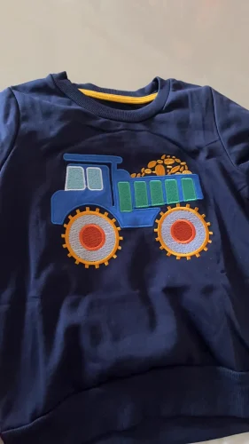 Little Maven Boys Cotton Car Sweatshirt & Pants Set photo review