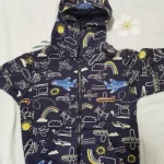 Little Maven Boys Cotton Hooded Jacket with Airplane Print photo review