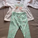 Little Maven Kid Girls 2pcs Floral Cotton Sweatshirt and Leggings Set photo review