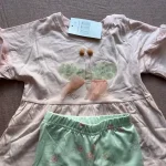 Little Maven Kid Girls 2pcs Floral Cotton Sweatshirt and Leggings Set photo review