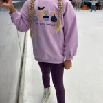 Little Maven Girls Cotton Sweatshirt & Pants Set with Carrot Embroidery photo review