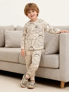 Little Maven Boys Dinosaur Pajamas | 100% Soft Cotton Set