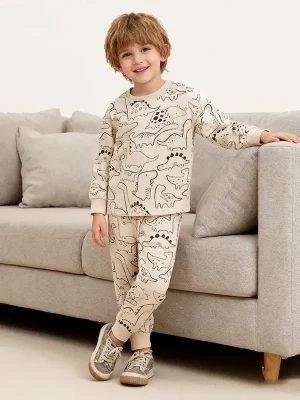 Little Maven Boys Dinosaur Pajamas | 100% Soft Cotton Set