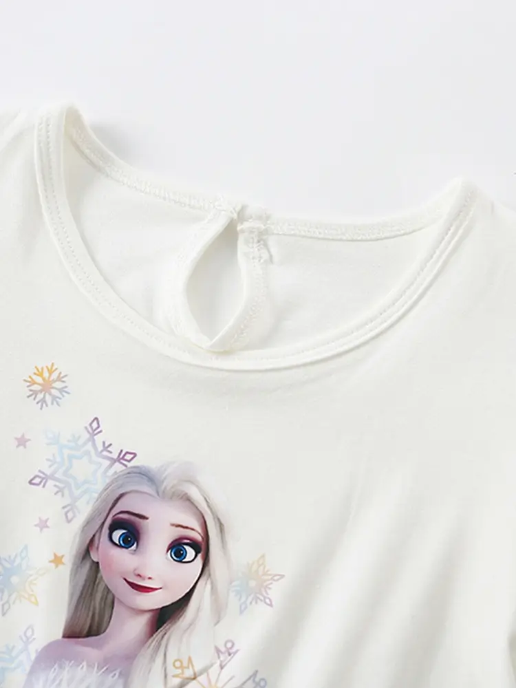 Little Maven Disney Frozen Girls Sequin Dresss 4 Little Maven Disney Frozen Girls Sequin Dresss - Image 4