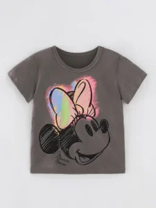Little Maven Disney Mickey Mouse Girls Cotton T-Shirt