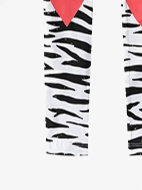 Little Maven Girls 2pcs Cotton Short-sleeved T-shirt and Black and White Striped Pants Set 8 Little Maven Girls 2pcs Cotton Short-sleeved T-shirt and Black and White Striped Pants Set - Image 8