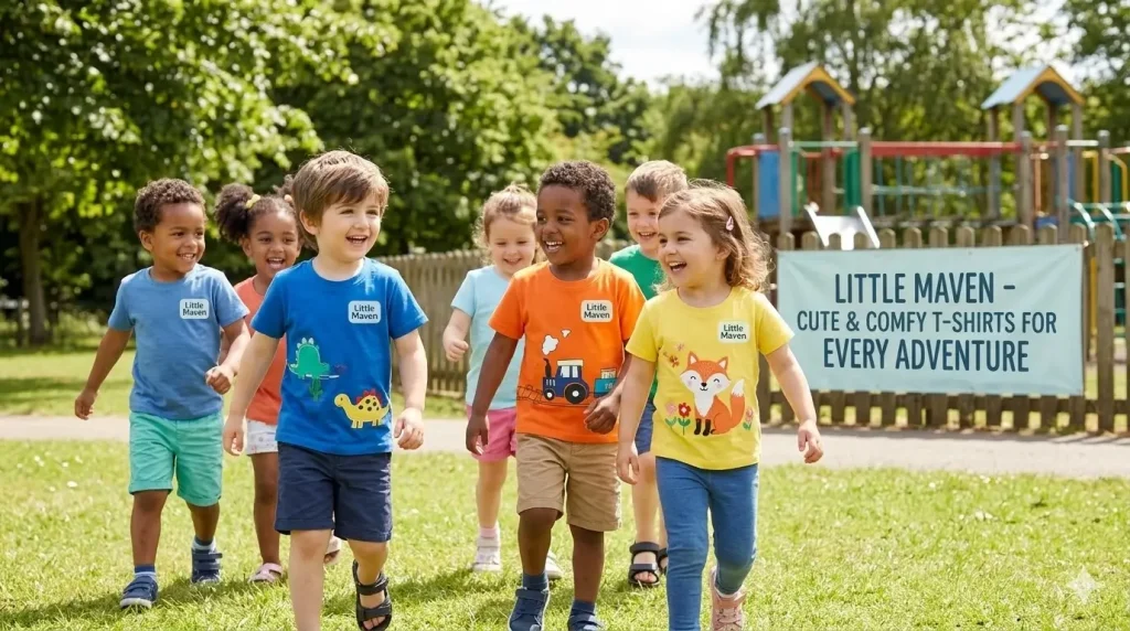 Little Maven Kids T-Shirts | Soft Cotton Tops for Kids