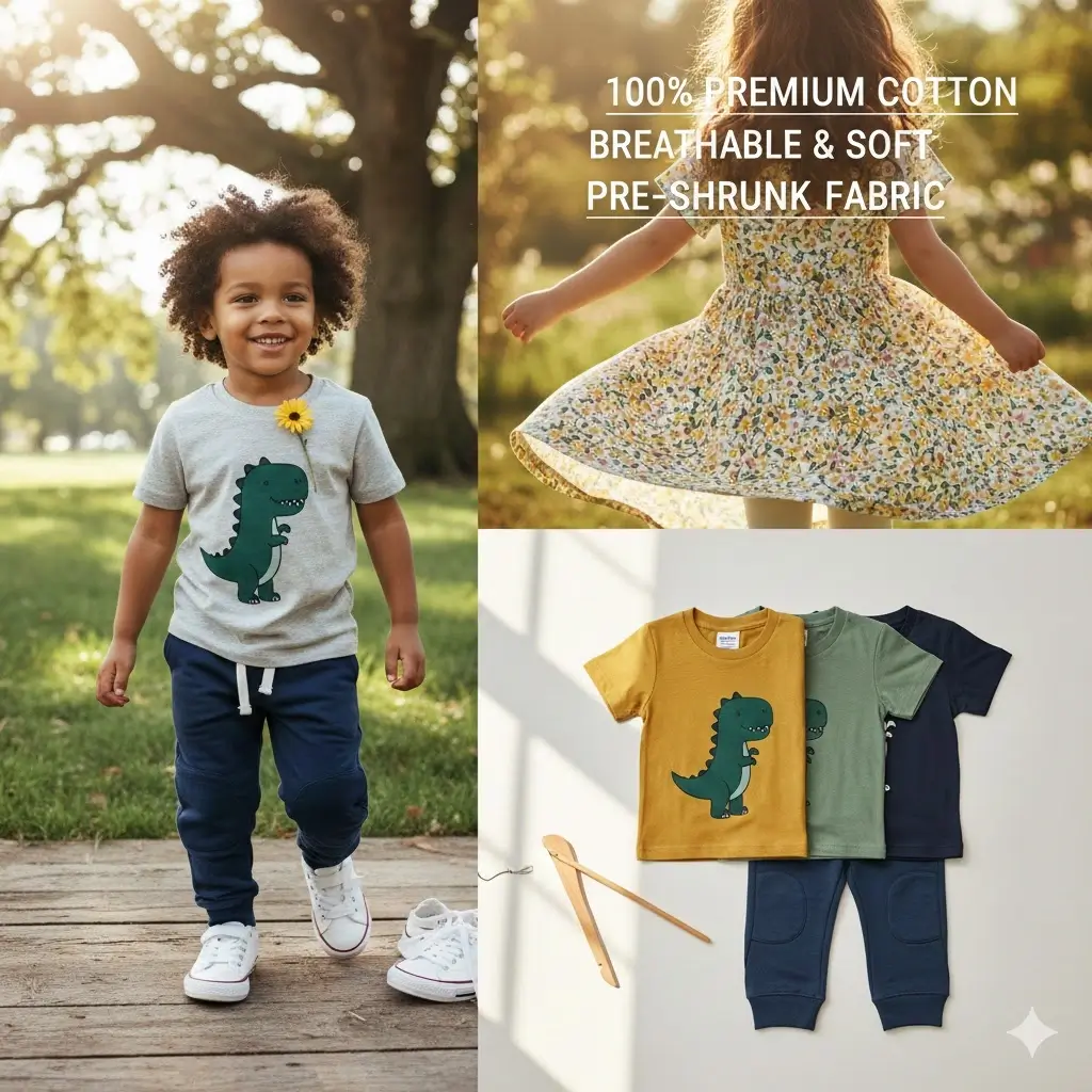 5 Spring Playwear Outfits for Active Toddlers 2-7Y | Little Maven Kids