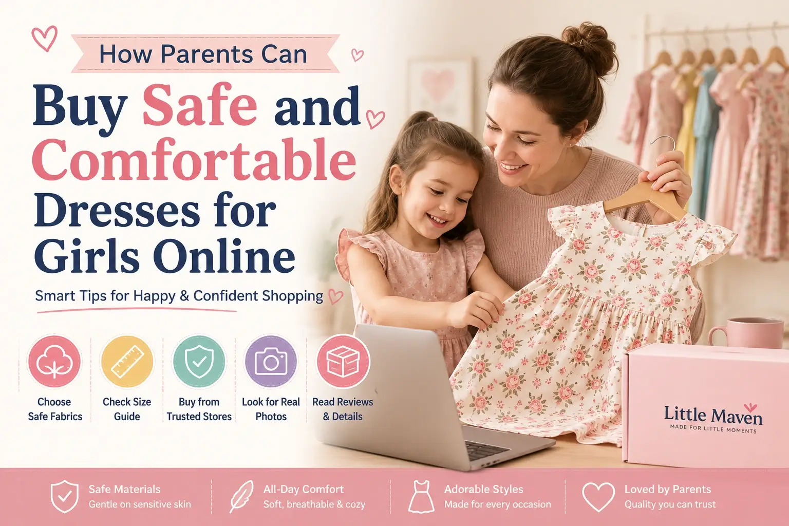 How Parents Can Buy Safe and Comfortable Dresses for Girls Online