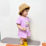 Little Maven Official Girls Ice Cream Appliqué Cotton Short-Sleeve T-Shirt photo review